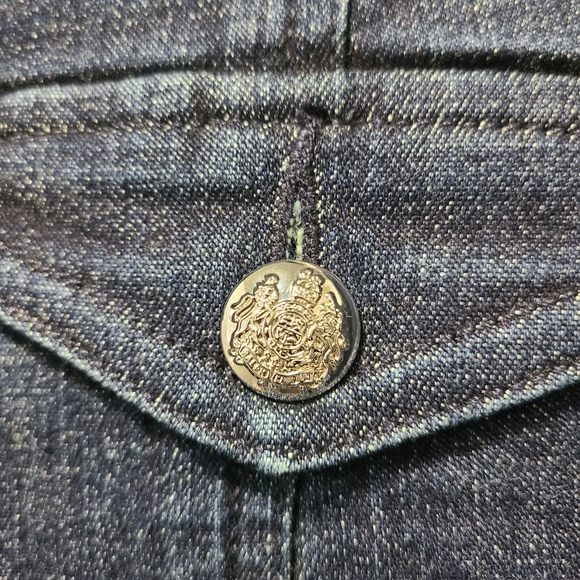 Lauren Ralph Lauren Womens Long Sleeve Denim Jean Trucker Jacket Coat XL - Picture 7 of 15